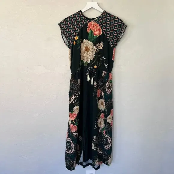 FARM Rio Delicate Tapestry Floral Midi Dress Medium - Picture 4 of 7